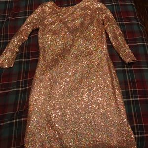 Pink iridescent Top Shop Party Dress